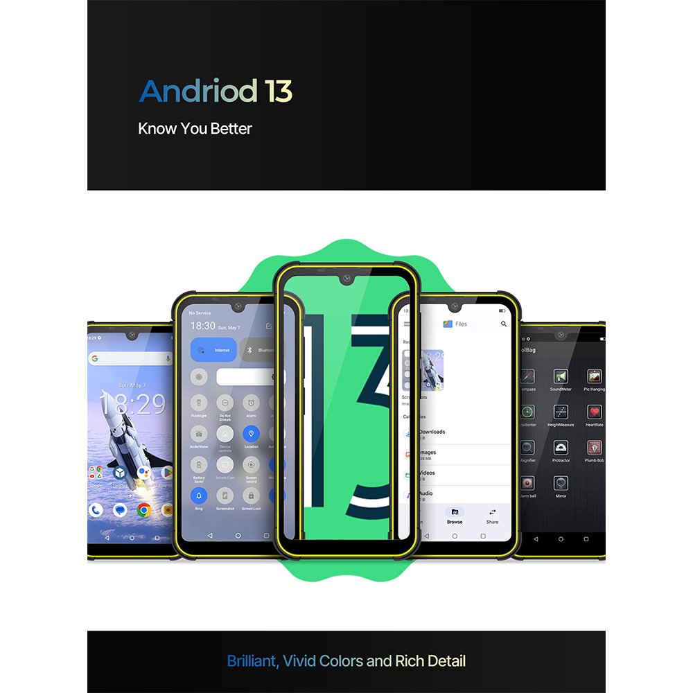 Phonemax M1pro OEM Waterproof Android 3G/4G Smartphone with NFC LTE/GSM capabilities IP68 rugged gaming RUGGED mobile phone